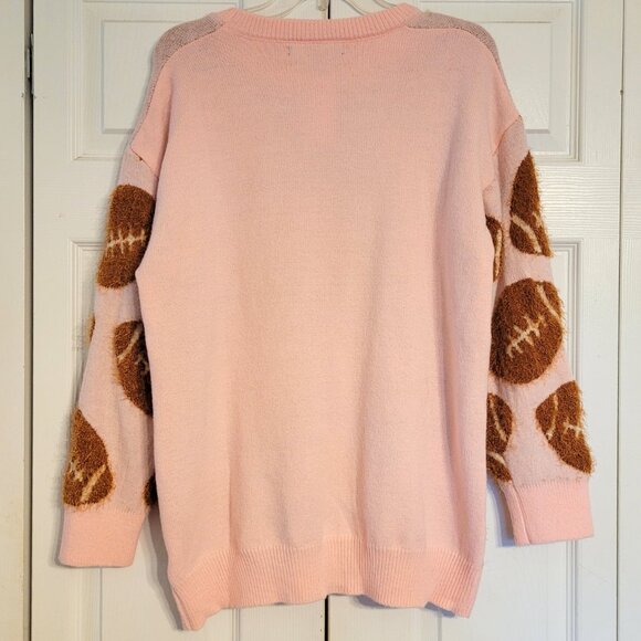 Simply Souther Fuzzy Football Sweater - Picture 3 of 7